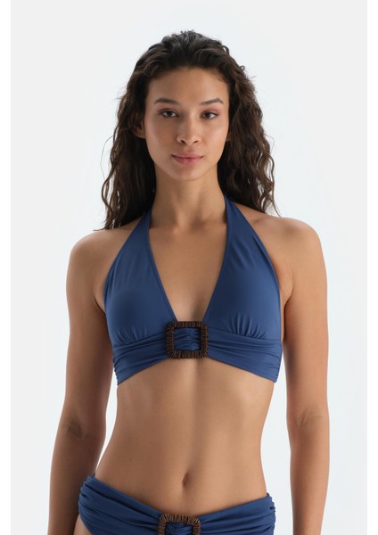 Multicolor Üçgen Geniş Bikini Üst