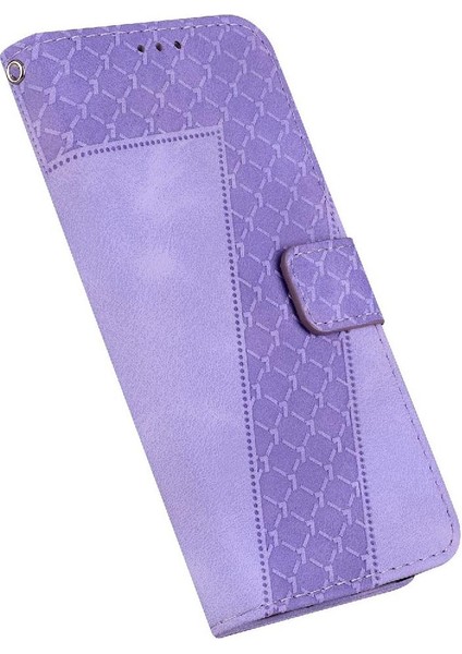 Telefon Kılıfı Için 14T Kabartmalı Desen Cüzdan Flip Folio Kapak Pu (Yurt Dışından) fiyatları