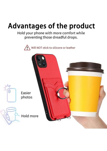 IPhone 15 Için Uyumlu Durumda Artı Yüksek Kaliteli Kickstand Fonksiyonu Benzersiz (Yurt Dışından)