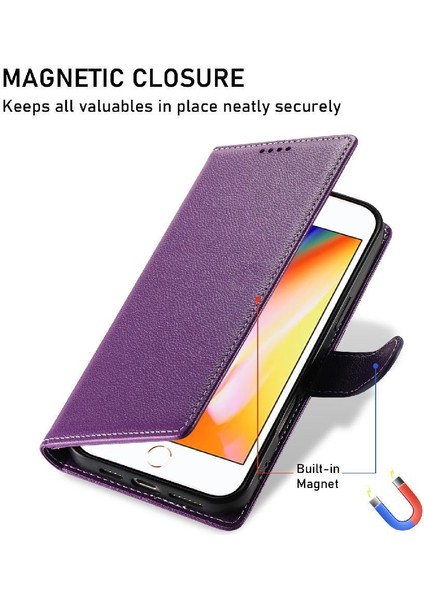 IPhone 7 Plus/8 Plus Kasa Kart Yuvaları Manyetik Kapatma Kullanımı ile Uyumlu (Yurt Dışından)