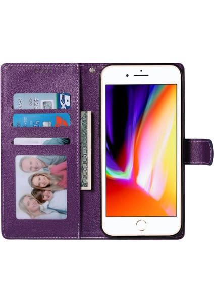 IPhone 7 Plus/8 Plus Kasa Kart Yuvaları Manyetik Kapatma Kullanımı ile Uyumlu (Yurt Dışından)