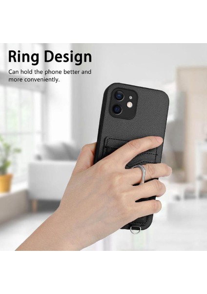 % IPhone 12 Doğru Insizyon Kickstand Fonksiyonu Için Uyumlu Kılıf Yüksek (Yurt Dışından)