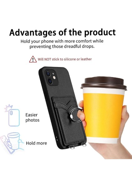 % IPhone 12 Doğru Insizyon Kickstand Fonksiyonu Için Uyumlu Kılıf Yüksek (Yurt Dışından)