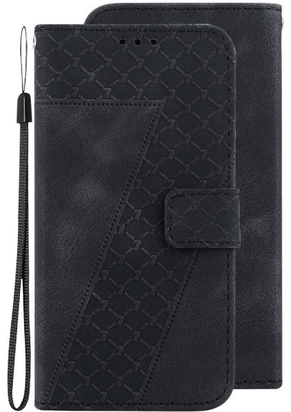 Telefon Kılıfı Için C75 Kabartmalı Desen Flip Folio Kapak Cüzdan Pu (Yurt Dışından) indirimleri