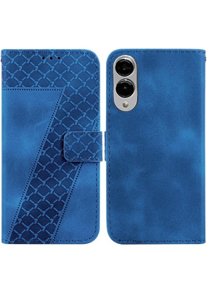 Galaxy S25 Kenar Flip Folio Kapak Için Telefon Kılıfı Kart Yuvası Fonksiyonu (Yurt Dışından)