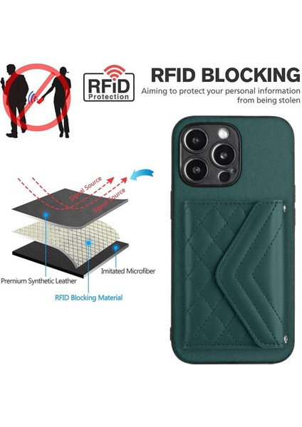 IPhone 13 Pro Max Yüksek Kaliteli Kickstand Fonksiyonu Için Uyumlu Kılıf (Yurt Dışından)
