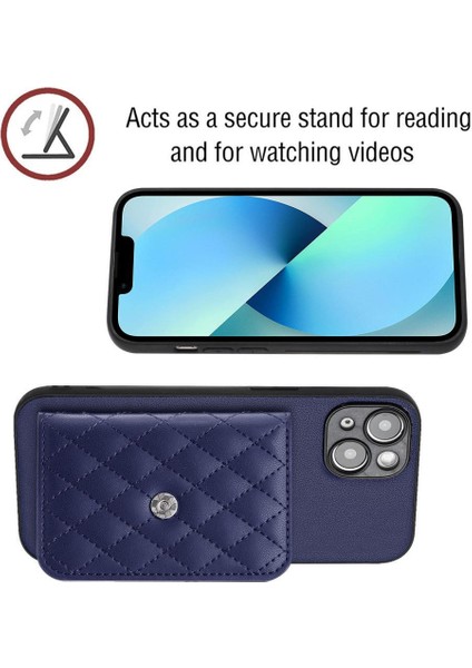 IPhone 14 Plus Kickstand Fonksiyonu Için Uyumlu Durumda Benzersiz Yüksek Kalite (Yurt Dışından) modelleri