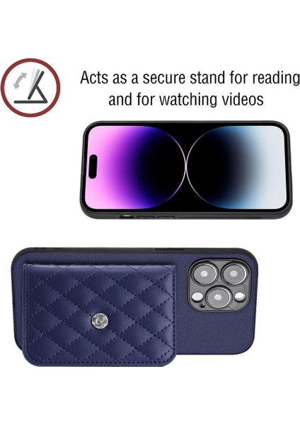 IPhone 14 Pro Max Kickstand Fonksiyonu Için Uyumlu Durumda Benzersiz Doğru (Yurt Dışından)