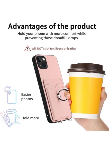 IPhone 15 Için Uyumlu Durumda Artı Yüksek Kaliteli Kickstand Fonksiyonu Benzersiz (Yurt Dışından)