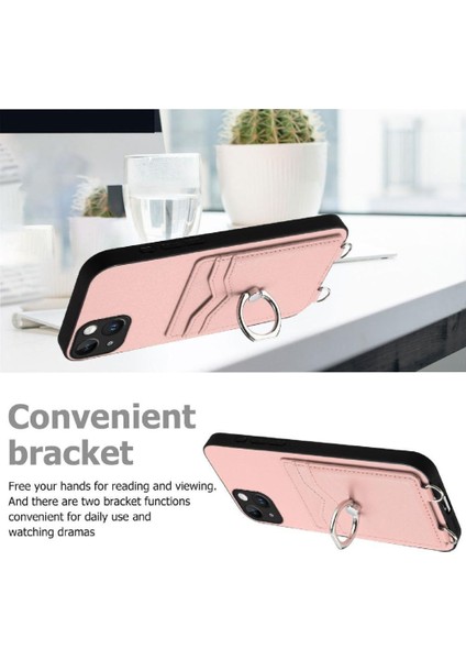 IPhone 15 Için Uyumlu Durumda Artı Yüksek Kaliteli Kickstand Fonksiyonu Benzersiz (Yurt Dışından)