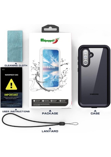 IP68 Içinde Galaxy A36 12FT Askeri Darbeye Dayanıklı Su Geçirmez Kılıf (Yurt Dışından) modelleri