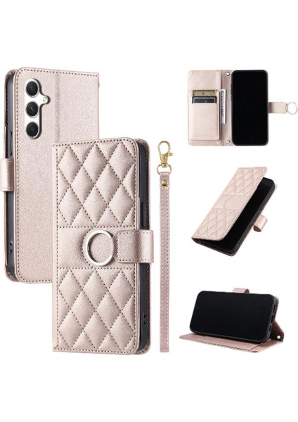 Galaxy A16 Kart Yuvaları Tutucu Manyetik Pu Bilek Için Flip Case (Yurt Dışından) indirimleri
