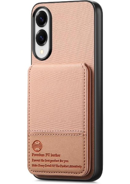 Galaxy S25 Kenar Deri Çanta Cüzdan Darbeye Dayanıklı Rfıd Için Kılıf (Yurt Dışından)