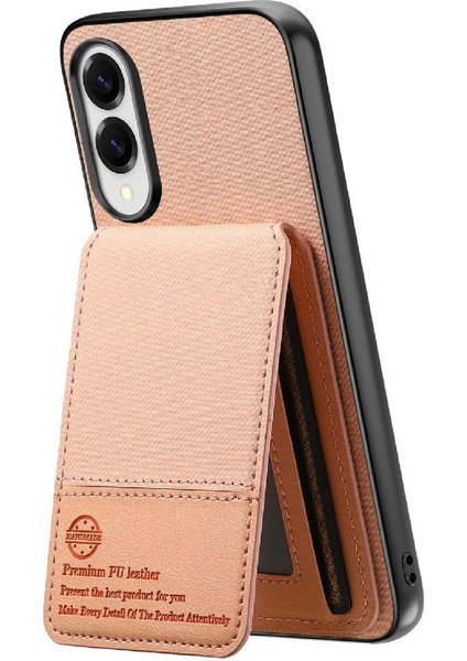 Galaxy S25 Kenar Deri Çanta Cüzdan Darbeye Dayanıklı Rfıd Için Kılıf (Yurt Dışından)