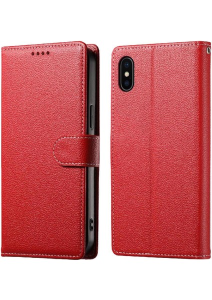IPhone X/xs Kılıf Darbeye Dayanıklı Manyetik Kapatma Kart Yuvaları ile Uyumlu (Yurt Dışından)