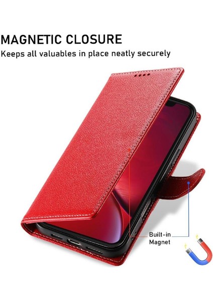 IPhone X/xs Kılıf Darbeye Dayanıklı Manyetik Kapatma Kart Yuvaları ile Uyumlu (Yurt Dışından)