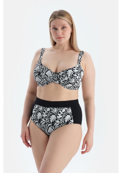 Multicolor Korseli Toparlayıcı Bikini Üst