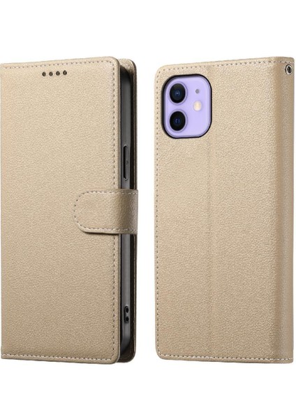 IPhone 12 Vaka Günlük Kullanım Kart Yuvaları Manyetik Kapatma ile Uyumlu (Yurt Dışından)