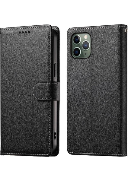 IPhone 11 Pro Kılıf Kart Yuvaları Manyetik Kapatma Günlük Kullanım ile Uyumlu (Yurt Dışından)