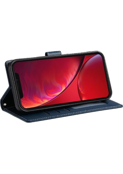 IPhone X/xs Kılıf Darbeye Dayanıklı Manyetik Kapatma Kart Yuvaları ile Uyumlu (Yurt Dışından)