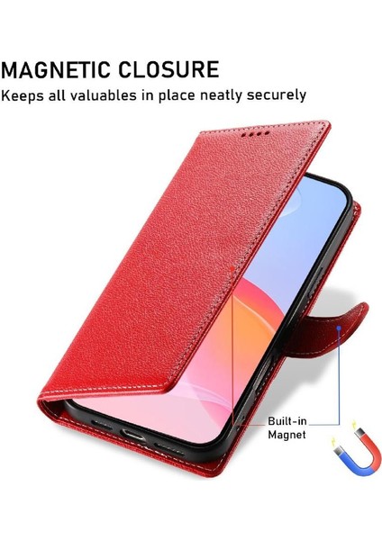IPhone 16 Pro Vaka Günlük Kullanım Kart Yuvaları Manyetik Kapatma ile Uyumlu (Yurt Dışından)