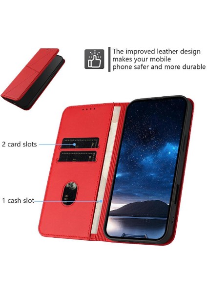 Kart Yuvaları ve Kickstand ile 13 Pro Plus Darbeye Dayanıklı Kapak Için Kılıf (Yurt Dışından)
