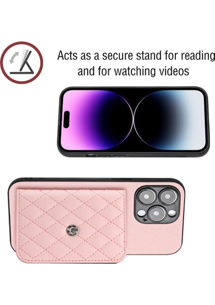 IPhone 13 Pro Max Yüksek Kaliteli Kickstand Fonksiyonu Için Uyumlu Kılıf (Yurt Dışından)