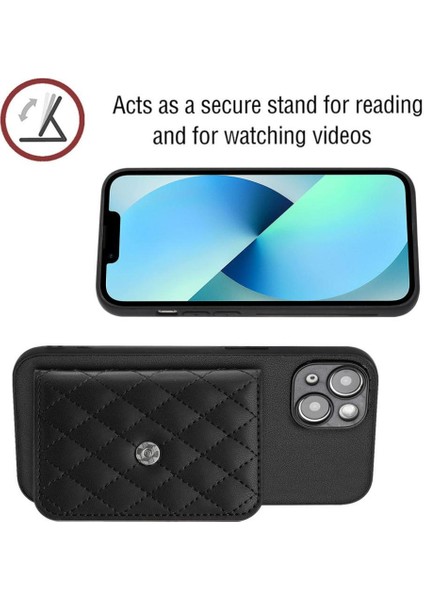 IPhone 14 Plus Kickstand Fonksiyonu Için Uyumlu Durumda Benzersiz Yüksek Kalite (Yurt Dışından) modelleri