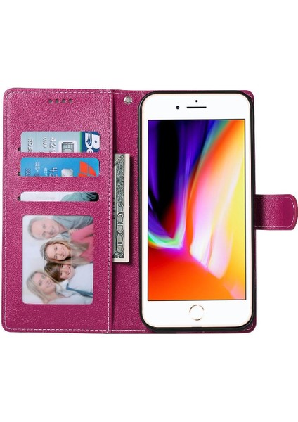 IPhone 7 Plus/8 Plus Kasa Kart Yuvaları Manyetik Kapatma Kullanımı ile Uyumlu (Yurt Dışından)