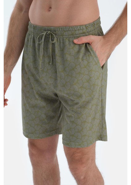 Ekru Kısa Kollu Tişört Şort Pijama Takımı indirimleri