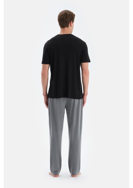 Antrasıt Patlet Detaylı Düz Paça Pantolon fiyatları