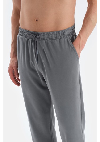 Antrasıt Patlet Detaylı Düz Paça Pantolon indirimleri