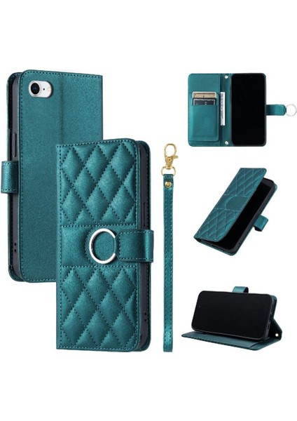 IPhone 6s Pu Deri Bilek Kayışı Manyetik Koruyucu Kart Için Flip Case (Yurt Dışından)