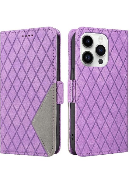 Kart Yuvası ve El Kayışı Iki Renk Ekleme ile IPhone 14 Pro Için Kılıf (Yurt Dışından)