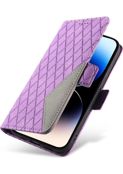 Kart Yuvası ve El Kayışı Iki Renk Ekleme ile IPhone 14 Pro Için Kılıf (Yurt Dışından)