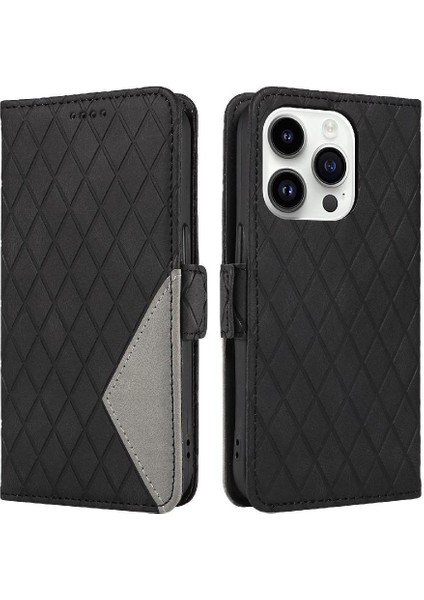 Kart Yuvası ile IPhone 14 Pro Max Iki Renk Ekleme Desenleri Için Kılıf ve (Yurt Dışından)