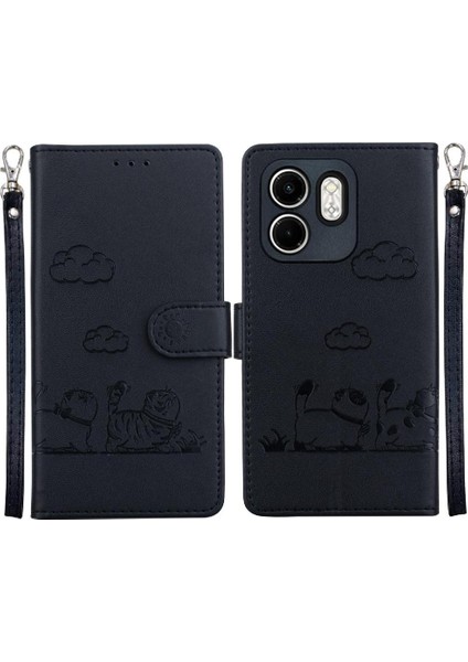 Akıllı 9 Kart Yuvası Tutucu Için Flip Case Kickstand Kedi Rfıd Deri (Yurt Dışından) indirimleri