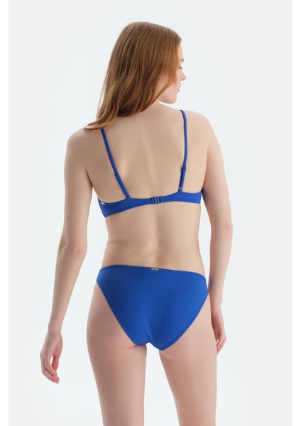 Sax Mavisi Üçgen Küçük Bikini Üst fiyatları