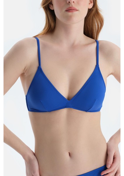 Sax Mavisi Üçgen Küçük Bikini Üst fırsatları