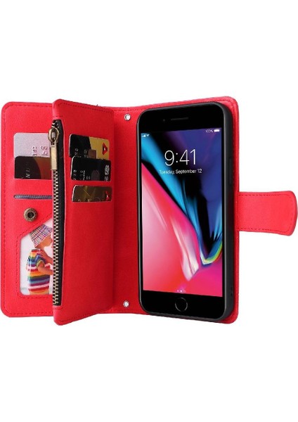 IPhone 7 Plus/8 Plus Kılıf Manyetik Kapatma Uzun Kayış ile Uyumlu (Yurt Dışından)