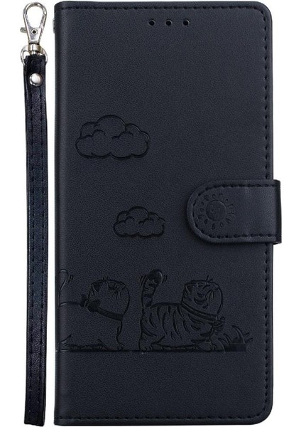 C75 Kedi Rfıd Kart Yuvası Tutucu Kickstand Deri Için Flip Case (Yurt Dışından) fırsatları