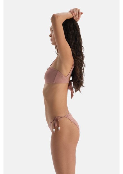 Kahverengi Straplez Bikini Üst modelleri