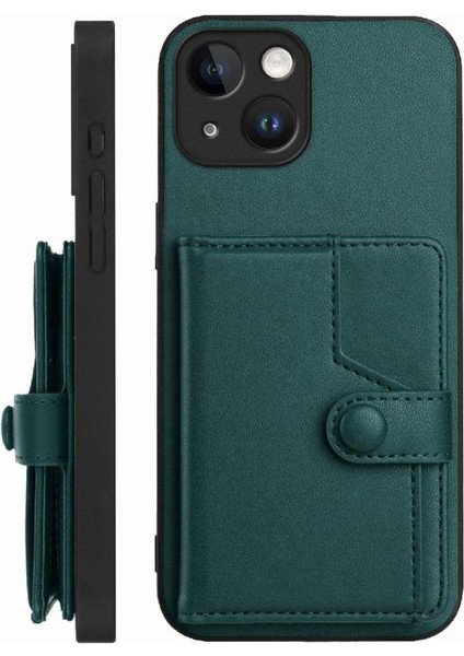 IPhone 15 Vaka Benzersiz Kickstand Fonksiyonu ile Uyumlu Doğru Kesi (Yurt Dışından)