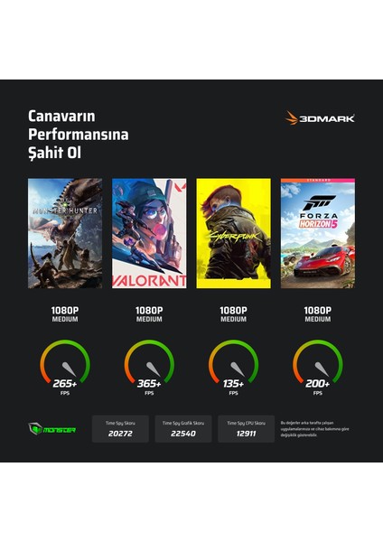 Tulpar T6 V3.4.8 Intel Core I7 13700HX 64 GB Ram 1 Tb SSD Rtx 5070 Freedos 16" Fhd+ 165 Hz Oyun Bilgisayarı