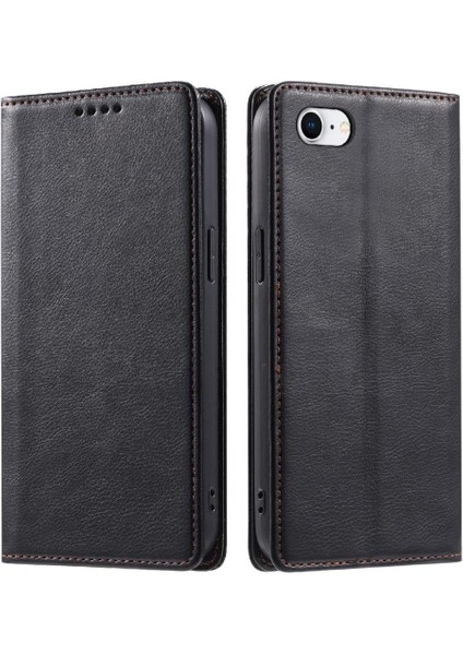 IPhone Se3 Kart Yuvaları Tutucu Manyetik Ince Cüzdan Koruyucu Için Flip Case (Yurt Dışından)