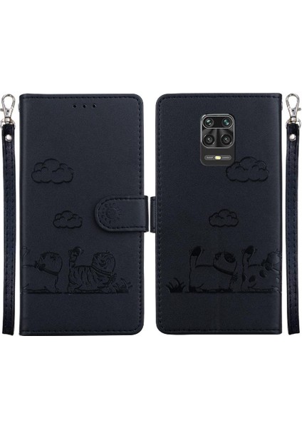 Redmi Not 9 Için Flip Case Pro Deri Cüzdan Kart Yuvası Tutucu (Yurt Dışından)