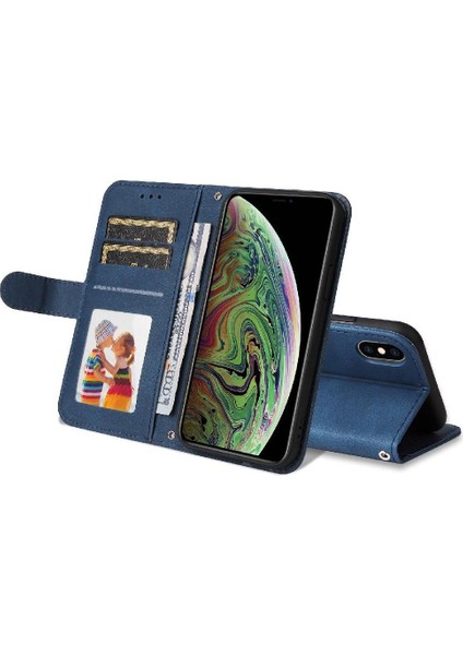 IPhone X/xs Vaka Kısa Kayış Cüzdan Kart Yuvası Tutucular Uzun ile Uyumlu (Yurt Dışından)