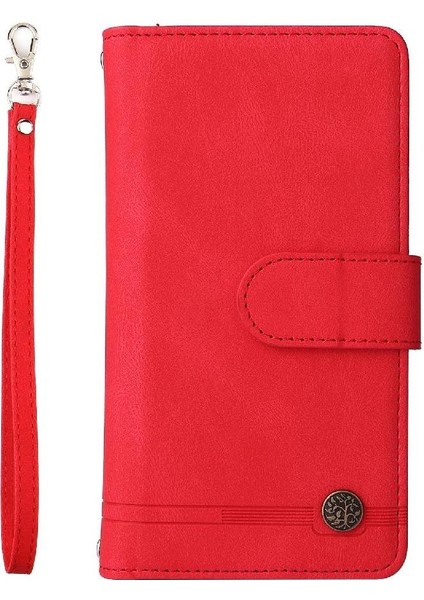 IPhone 11 Pro Vaka Kart Yuvaları Manyetik Kapatma Cüzdan ile Uyumlu (Yurt Dışından)