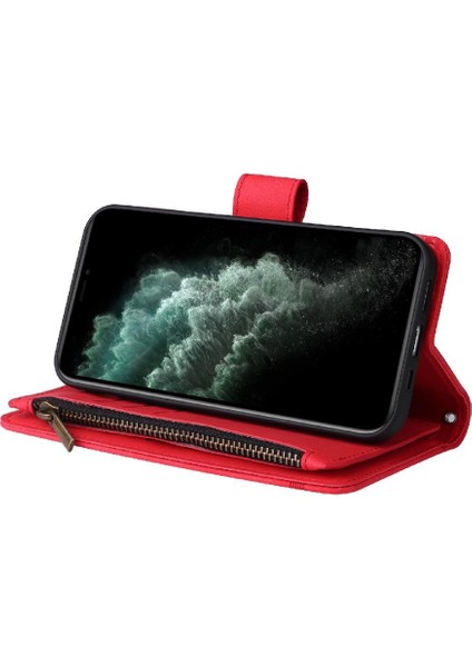 IPhone 11 Pro Vaka Kart Yuvaları Manyetik Kapatma Cüzdan ile Uyumlu (Yurt Dışından)