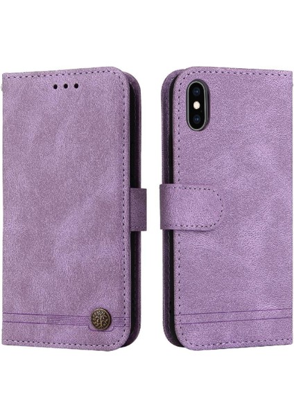 IPhone X/xs Vaka Kısa Kayış Cüzdan Kart Yuvası Tutucular Uzun ile Uyumlu (Yurt Dışından)